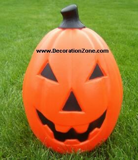 21 inch tall Pumpkin with Black Stem