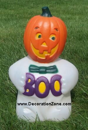 Standing Pumpkin Boo Ghost - Violet