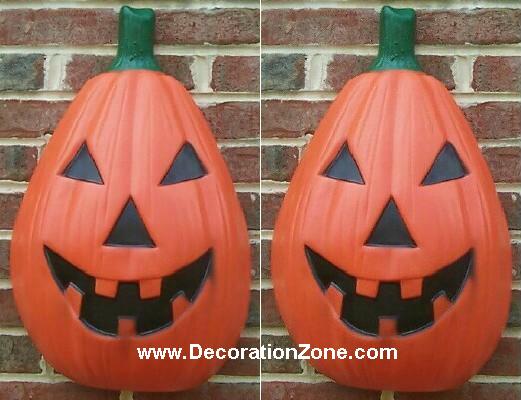 Half Pumpkin Outdoor Light Cover Set of Two