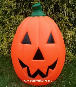 21 inch tall Pumpkin with Green Stem