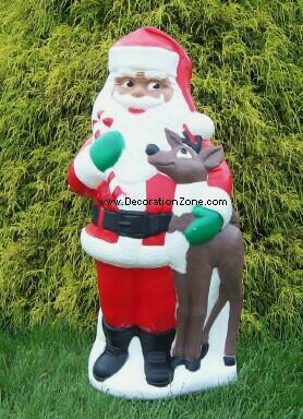 Santa with Reindeer - African American