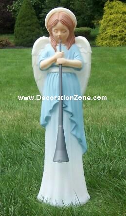 Angel with Horn - Blue Dress