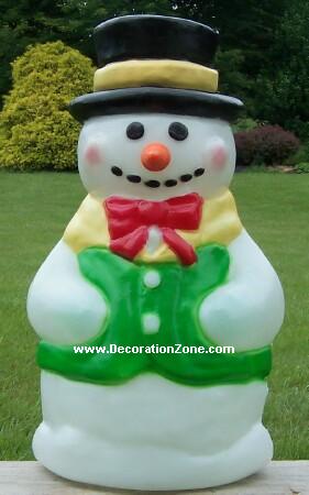 Snowman with Carrot Nose and Bow Tie