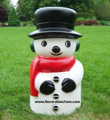 Snowman with Red Scarf