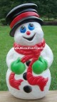 Small Snowman with Red Scarf