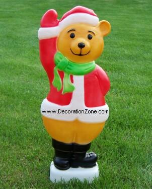 Santa Bear - Brown