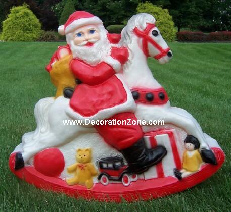 Santa on a Rocking Horse