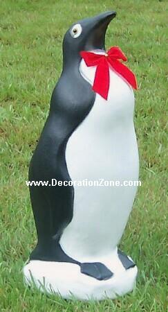 Penguin with Red Bow Tie