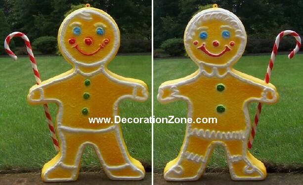 Gingerbread Figure with Candy Cane