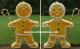 Gingerbread Figure with Candy Cane