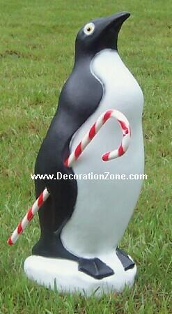 Penguin with Candy Cane