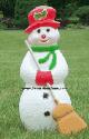 Small Snowman with Broom