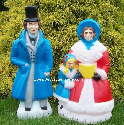 2 piece Victorian Caroler Set