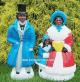 2 piece African American Victorian Caroler Set