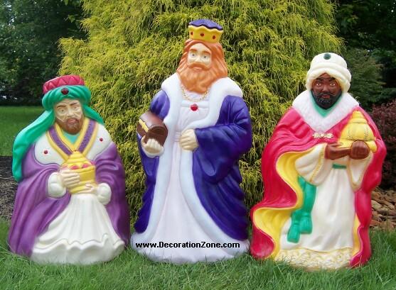 Giant 3 Piece Nativity Wisemen Set