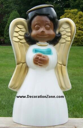 Small Angel with Gold Wings - African American