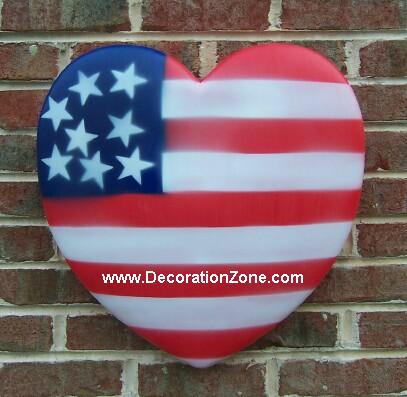 Valentine's Day Patriotic Heart