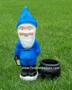 Small Blue Leprechaun with Pot