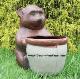 Garden Bear with Pot Planter