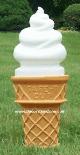 Swirled Ice Cream Cone - Vanilla