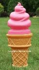 Swirled Ice Cream Cone - Strawberry