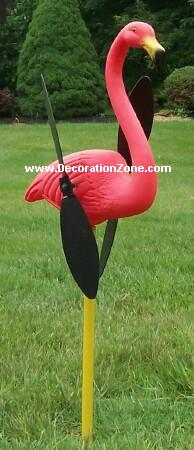 Garden Flamingo Wind Spinner