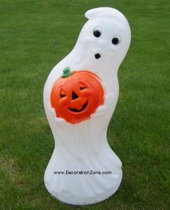 Whistling Ghost with Pumpkin