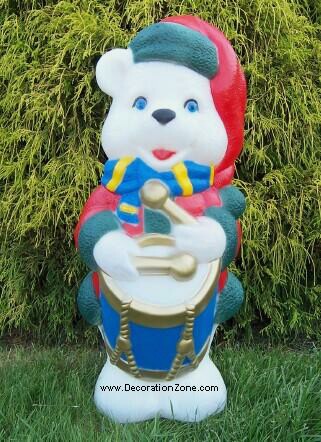 White Polar Bear Drummer