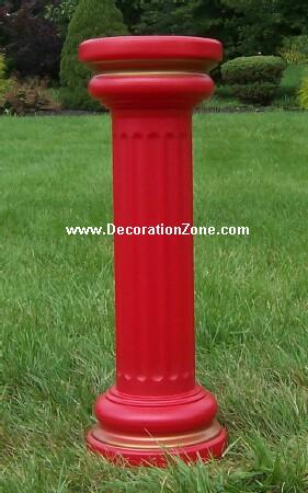 Christmas Pedestal - Red