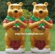 Miniature Winnie The Poohs with Bells Set