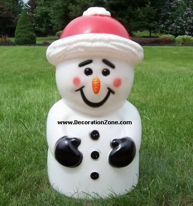 Jolly Snowman with Carrot Nose