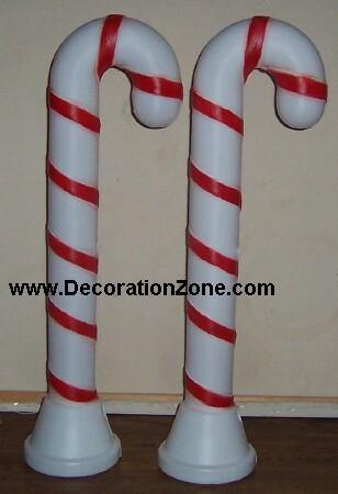 Red Candy Canes {Set of 2}