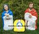 Life Size 3 Piece Nativity - Painted