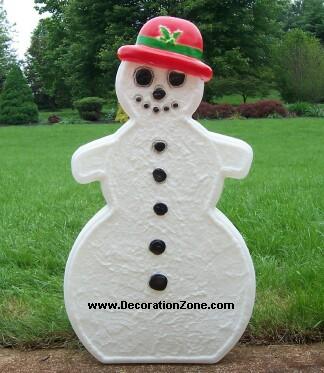 White Gingerbread Snowman with Red Hat