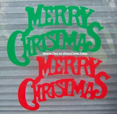 Merry Christmas Sign {Set of 2}