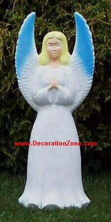 Christmas Angel with Blue Wings