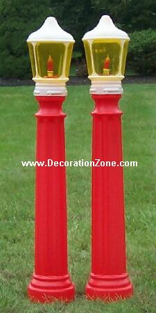 Red Post Lanterns {Set of 2}