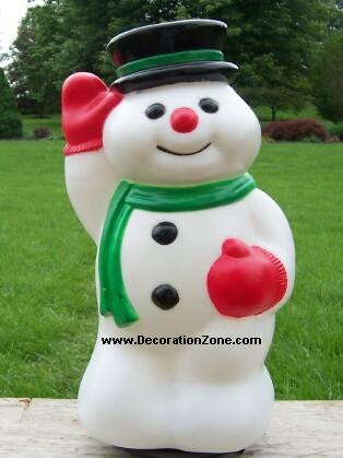 Light Topper - Snowman Waving