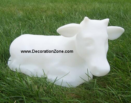 Marble Look Nativity Cow