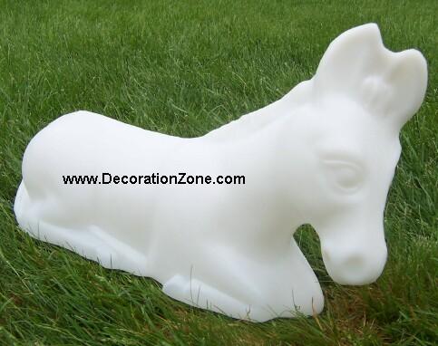 Marble Look Nativity Donkey