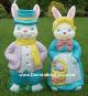 Mr and Mrs Easter Bunny Pair, 35