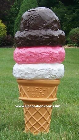 Triple Ice Cream Cone Scoop