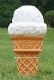 Ice Cream Cone Scoop - Vanilla