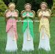 3 Angels with Horns (Yellow, Green, Pink)